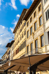 View of the architecture of the beautiful city of Florence in Italy