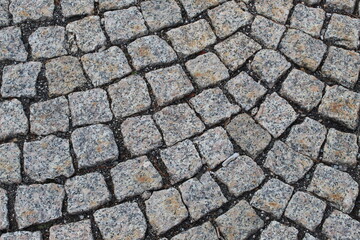 Paving stones. Poland. Europe.