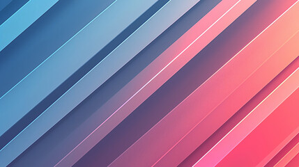 A blue and pink striped background with a white line