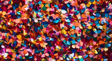 Colorful Confetti Background for Festive Occasions