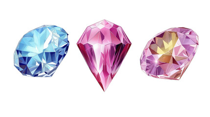 "Crystal Clear: The Diamond on White
