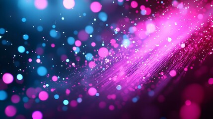 Blurred magenta and cyan sparks from neon lights