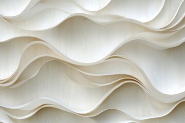 Obraz premium Abstract background of white plywood texture created with generative AI