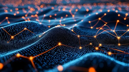 Network connection of points and lines