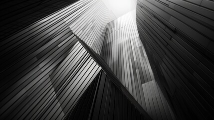 Naklejka premium a building that has a bunch of lines on it