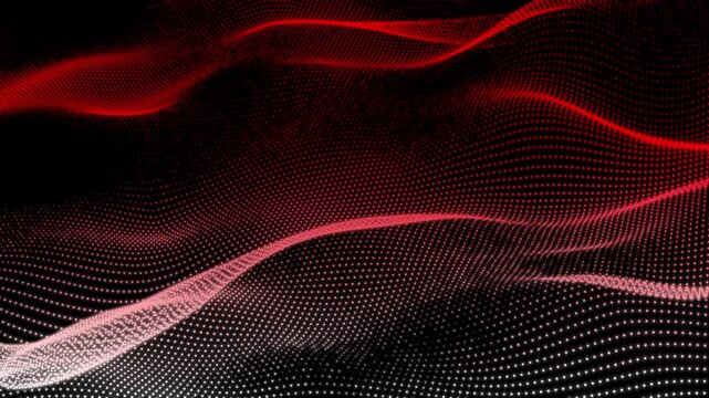 red and white abstract wave background