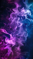 a purple and blue background with a black background