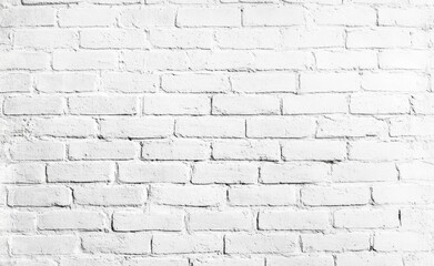 Obraz premium White Brick Wall Texture Background