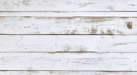 Whitewashed Weathered Wood Plank Texture Background