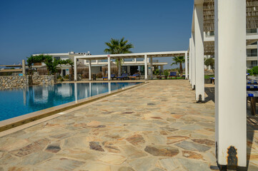 Touristic Resort With Private Pool, Modern Garden