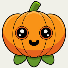 chibipumpkin, cute pumpkin illustration, cute jack o lantern clipart, animated jack o lantern clipart, cute pumpkin sticker, halloween lantern clipart, halloween pumpkin clipart, jack o lantern vector