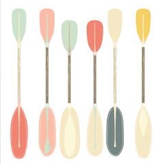 Vector Rowing Oar simple and minim