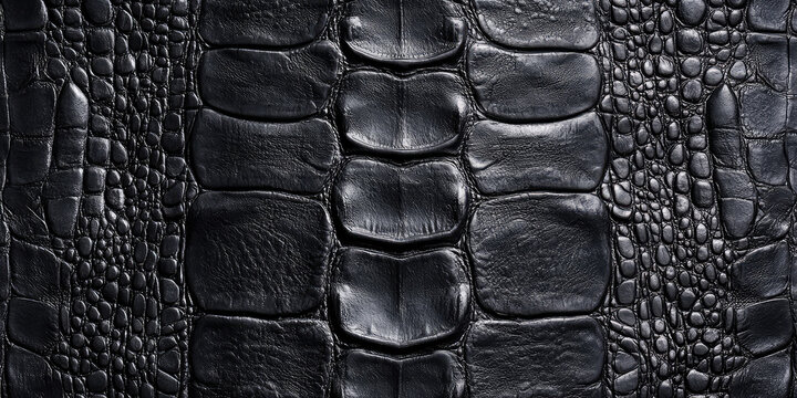 Pattern of crocodile skin texture, reptile print, detailed scales background, structure of exotic leather wallpaper