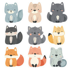 Vector Werewolf simple and minimal