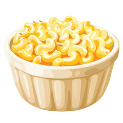 Vector Macaroni and Cheese simple