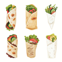 Vector Shawarma simple and minimal