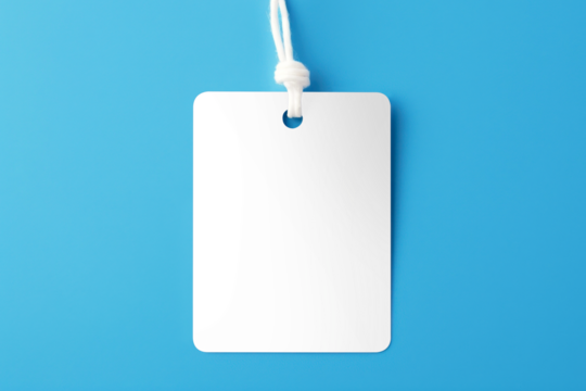 PNG label mockup, transparent design