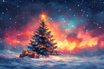 Christmas Tree Background