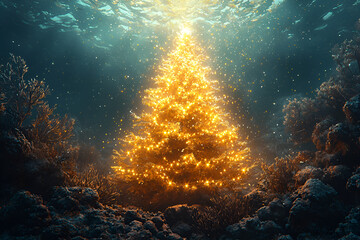 Obraz premium Christmas Tree Background