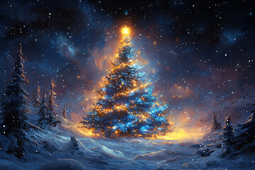 Christmas Tree Background