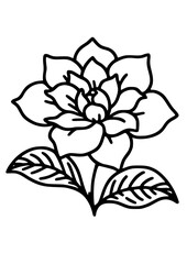 Flowers SVG, Plant SVG, Blossom SVG, Alstroemeria SVG, Rose SVG, Camelia SVG, Poppy SVG, Lilac SVG, Hibiscus SVG, Orchid SVG, Flowers Design, Flowers Silhouette, Cut file for Cricut SVG, JPG, PNG