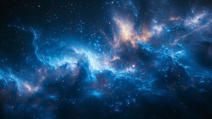 A close-up view of Mesmerizing space background	 against a dark background 