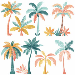 Vector Palm Tree simple and minima