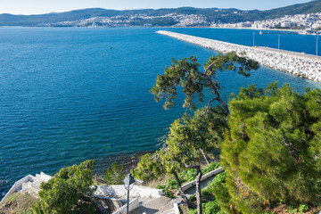 The Old town of city of Kavala, Greece