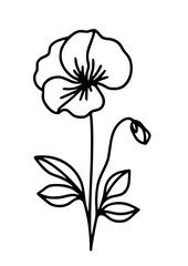 Flowers SVG, Floral SVG, Plant SVG, Blossom SVG, Flora SVG, Nature SVG, Leaves SVG, Green SVG, Gift for girl SVG, Flowers Silhouette, Flowers Design, Cut file for Cricut SVG, JPG, PNG