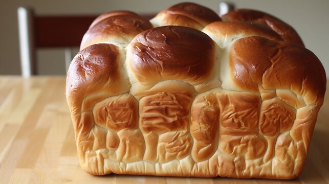 Loaf of kubaneh a Yemenite Jewish bread served warm and fluffy perfect for dipping in sauces or enjoying with spreads for a traditional food breakfast