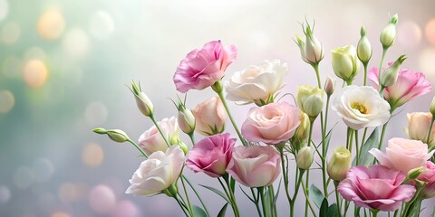 pink tulips in the garden