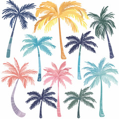 Vector Palm Tree simple and minima