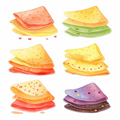 Vector Crepe simple and minimalist