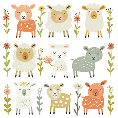 Vector Pasture simple and minimali