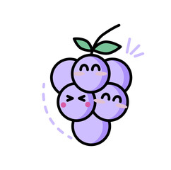 grapes group and happy