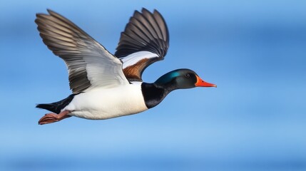 Obraz premium Shelduck flying