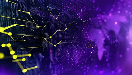 background with glowing lights