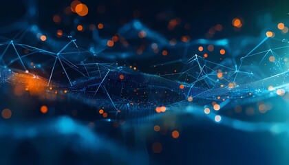 background with glowing lights