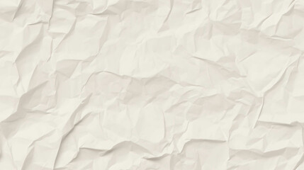 Naklejka premium white crumpled paper background texture