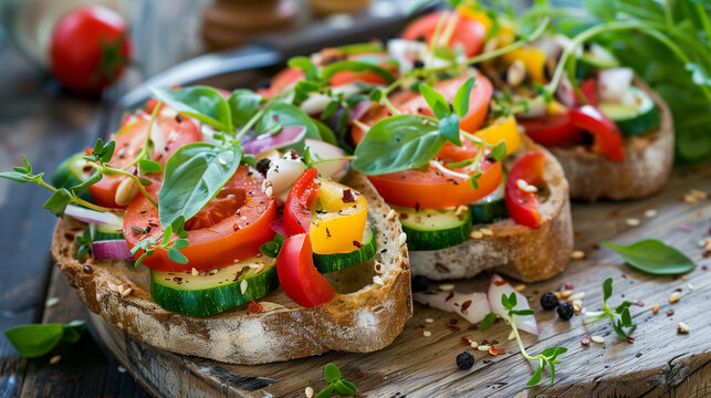 Vegetarian Snack to Go - Powered by Adobe