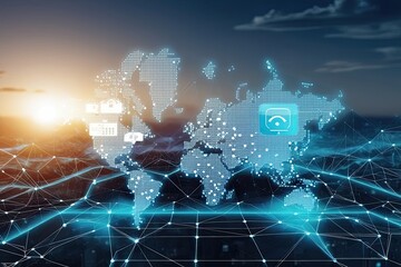 WiFi Connectivity and Data Visualization in Digital Network Environments