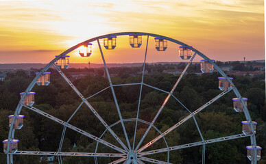 Karuzela wegry Balaton Keszthely © sopthedrone