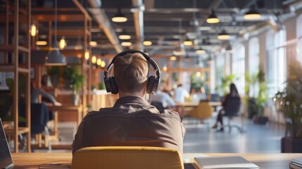 Advanced Noise-Canceling Device Blueprint for Open Office Environments to Enhance Workplace Privacy and Productivity with Innovative Design