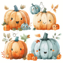 Vector Pumpkin simple and minimali