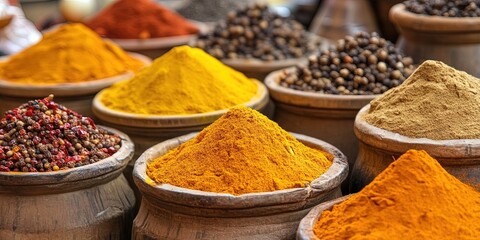 Fototapeta premium indian spice market, 