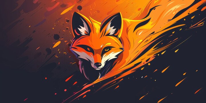 Dynamic logo showcasing a fox design for a gaming-focused YouTube channel, incorporating the text bogdankorz.