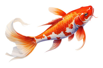 PNG Koi fish goldfish animal carp.