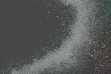 High Quality Vintage Grayscale Film Grain Overlay with Textured Noise and Color Particle Effects