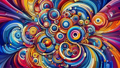 Fototapeta premium Chromatic Whirlpool 8K Ultra HD Wallpaper