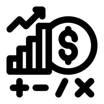 recommend clip art: mathematical economics, mathematic, math, economics, accounting, calculator outline icon